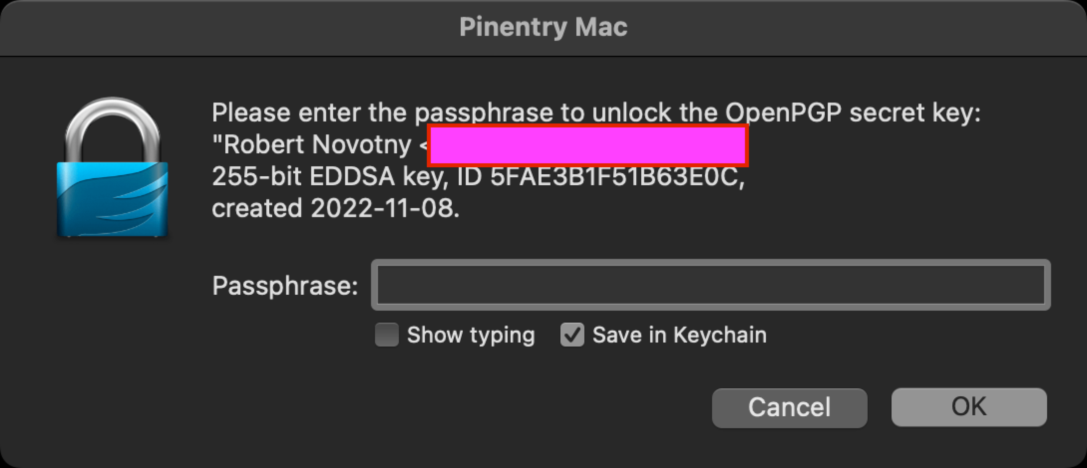 macos private key